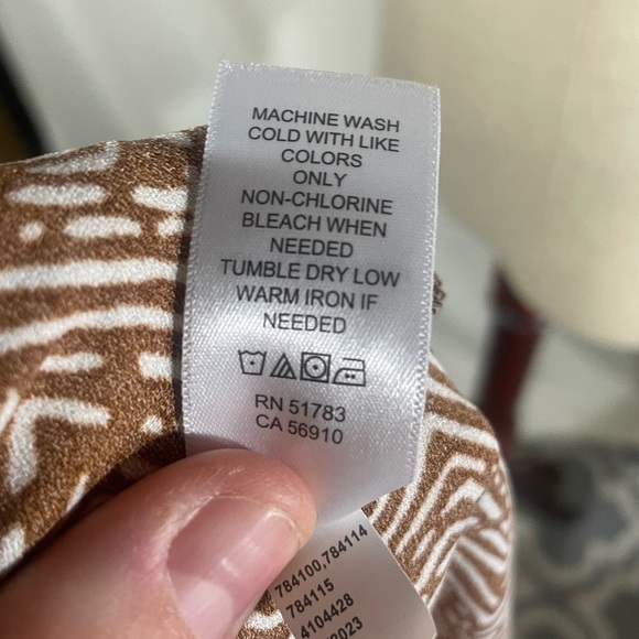 NWT Maurices Smocked Mock Neck Mini Dress Animal Print Size 2X - Picture 10 of 11